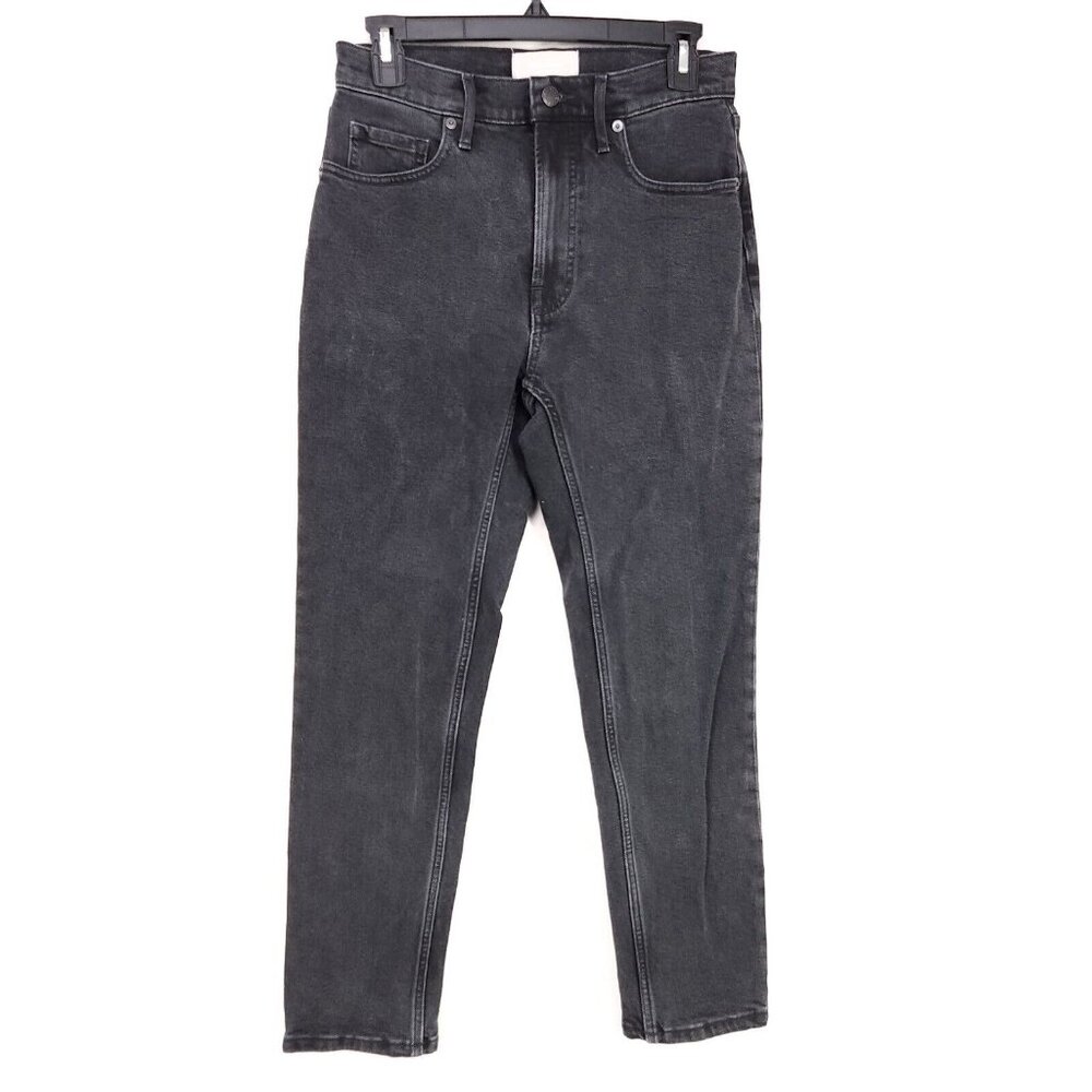 Everlane Womens The Original Cheeky Jeans Stretch Gray Size 26 Crop Denim